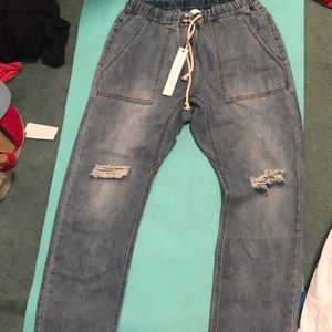 Denim Jean jogger by Mustard Seed